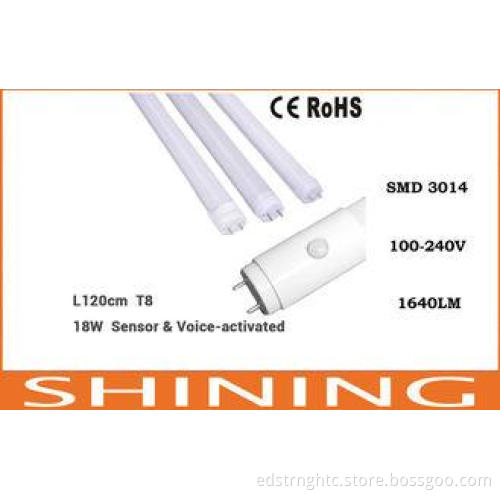 Recessed Aluminum T8 LED Tube 4ft 18W For Lounge Hall Light